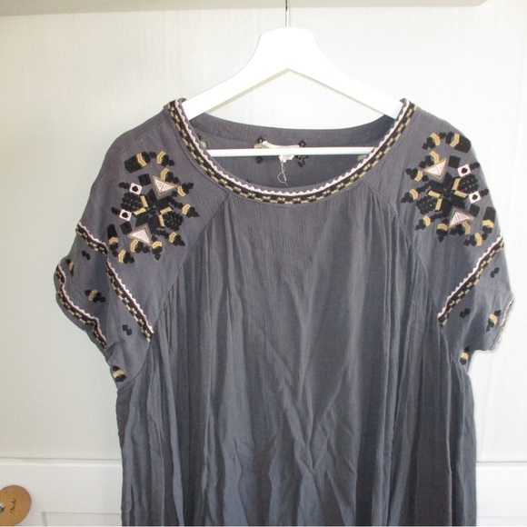 Orange Creek Charcoal Embellished Midi Dress - Picture 2 of 3